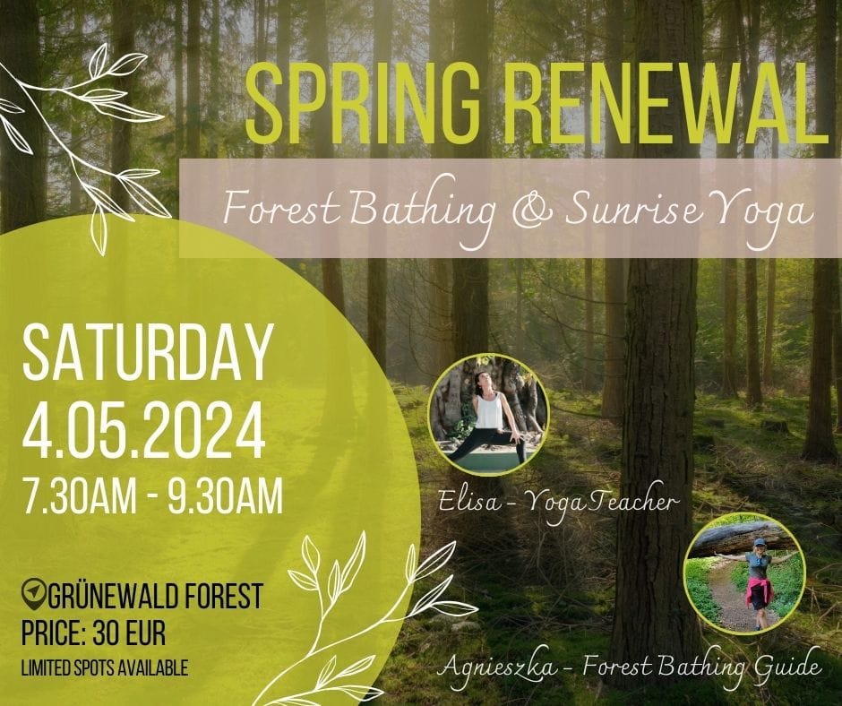 Spring Renewal: Forest Bathing & Sunrise Yoga