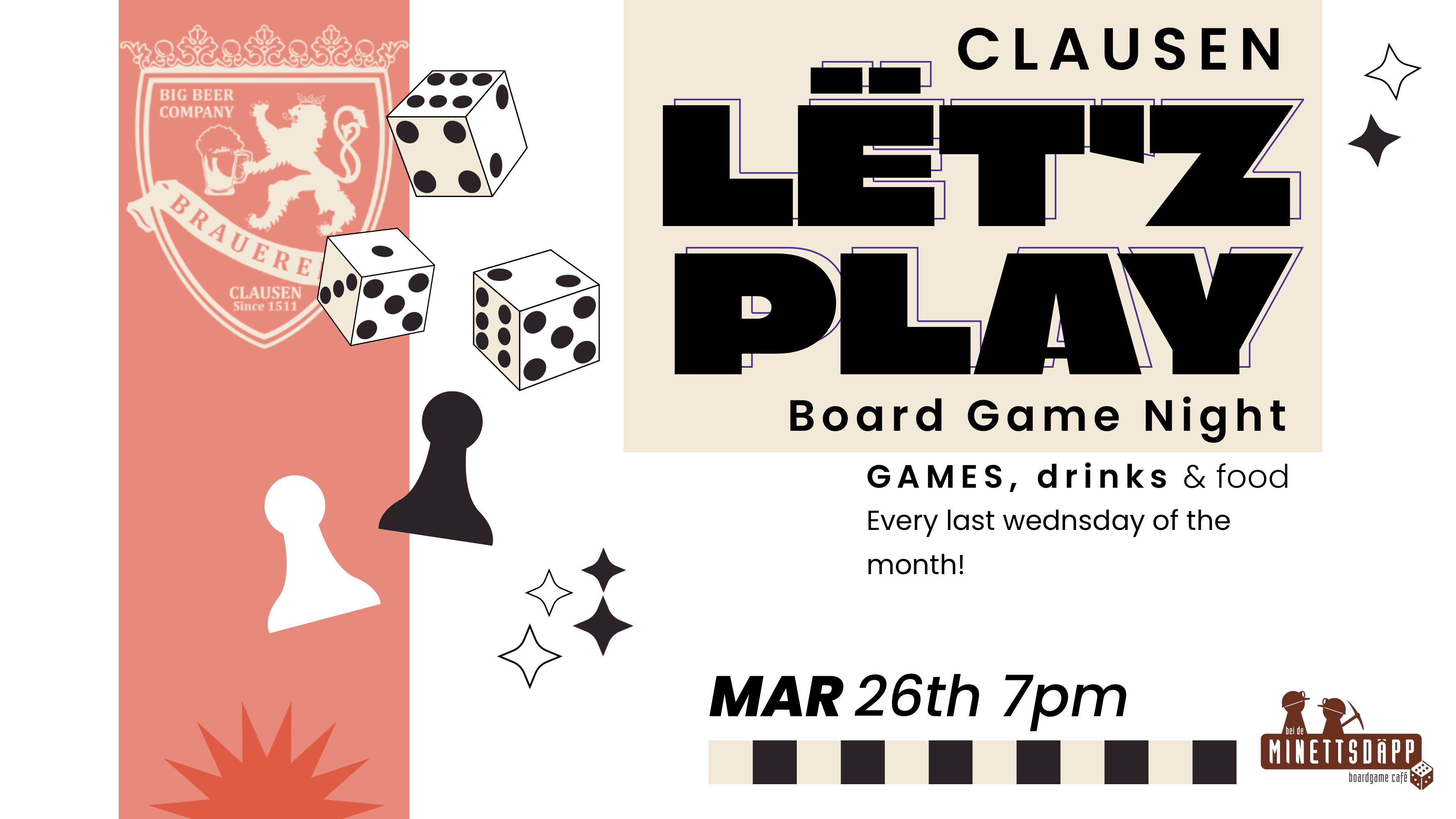 Let's play! - The Clausen Board-Game night
