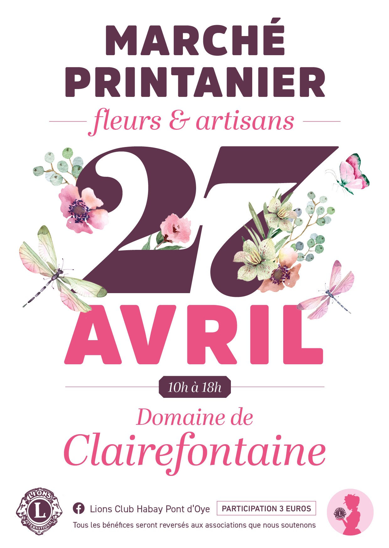 Marché printanier (fleurs & artisans)