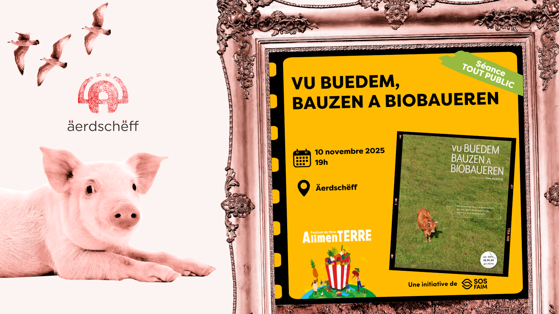 Projection & Débat – « Vu Buedem, Bauzen a Biobaueren »