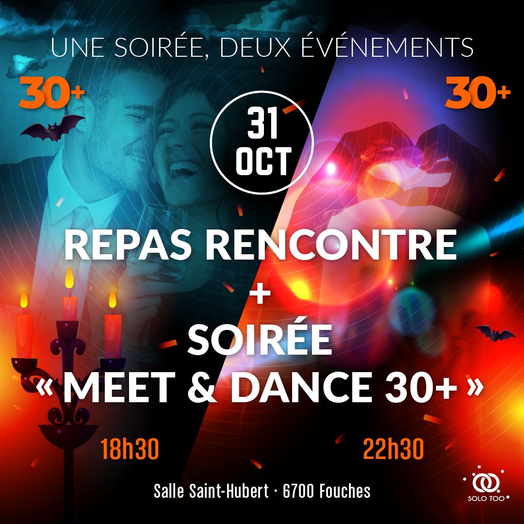 Meeting Meal + “Meet & Dance 30+” Evening