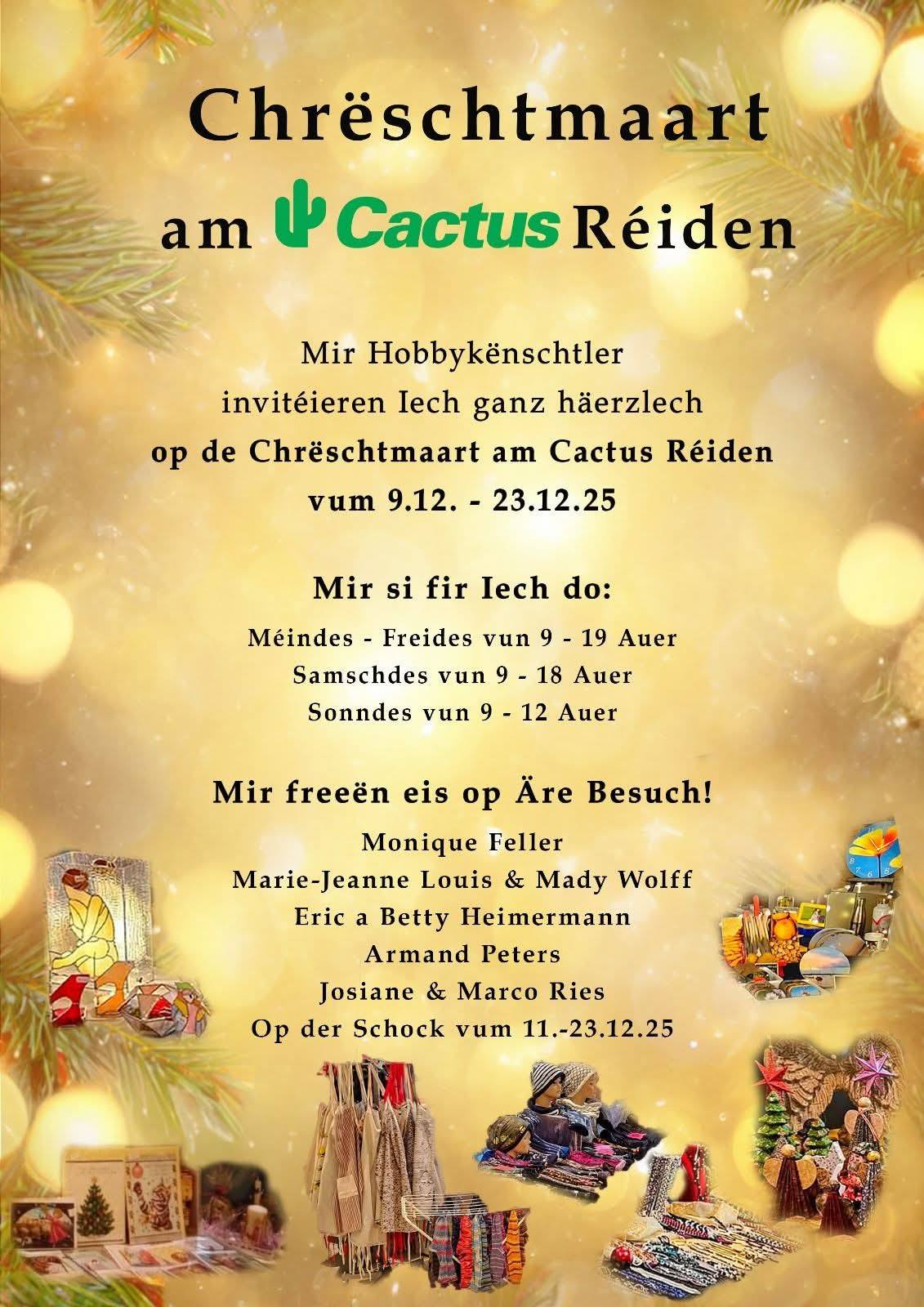 Christmas market in Cactus Reiden