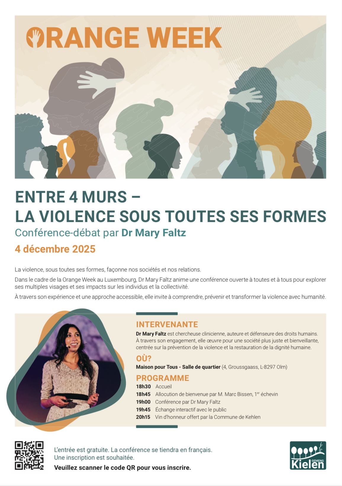 Between Four Walls: Violence in All Its Forms - Conference and Discussion by Dr. Mary Faltz