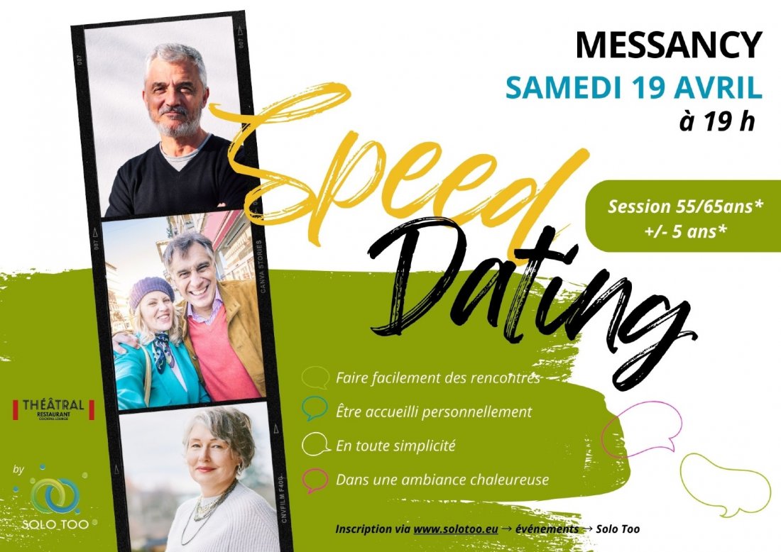 Speed dating 55/65 ans +/- 5 ans