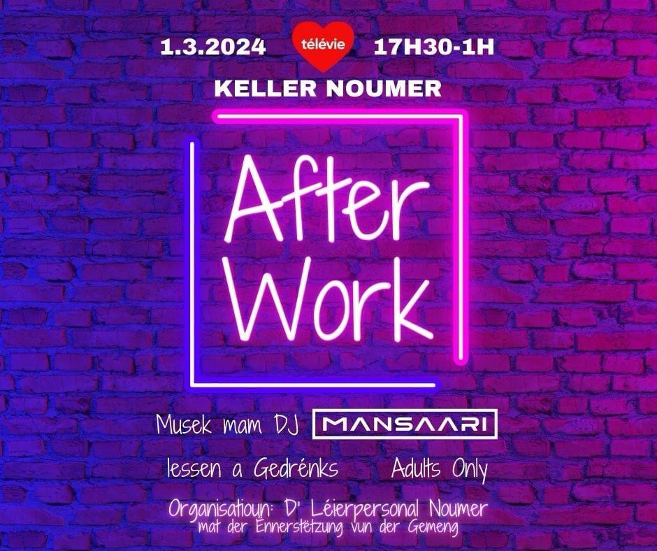 After Work zu Noumer am Keller mam DJ Mansaari (adults only)