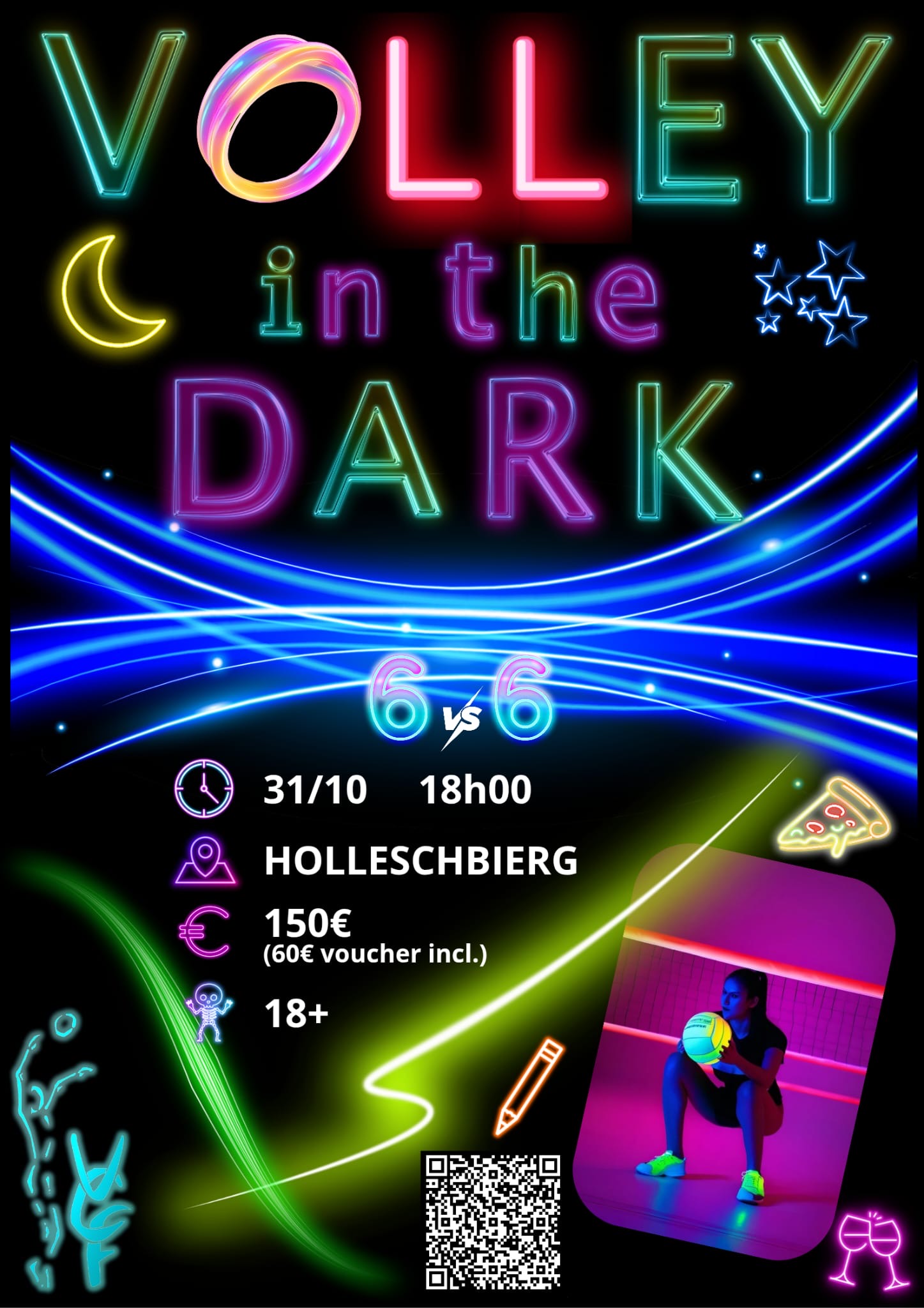 Volleyball Tournament in the Dark – Halloween Special