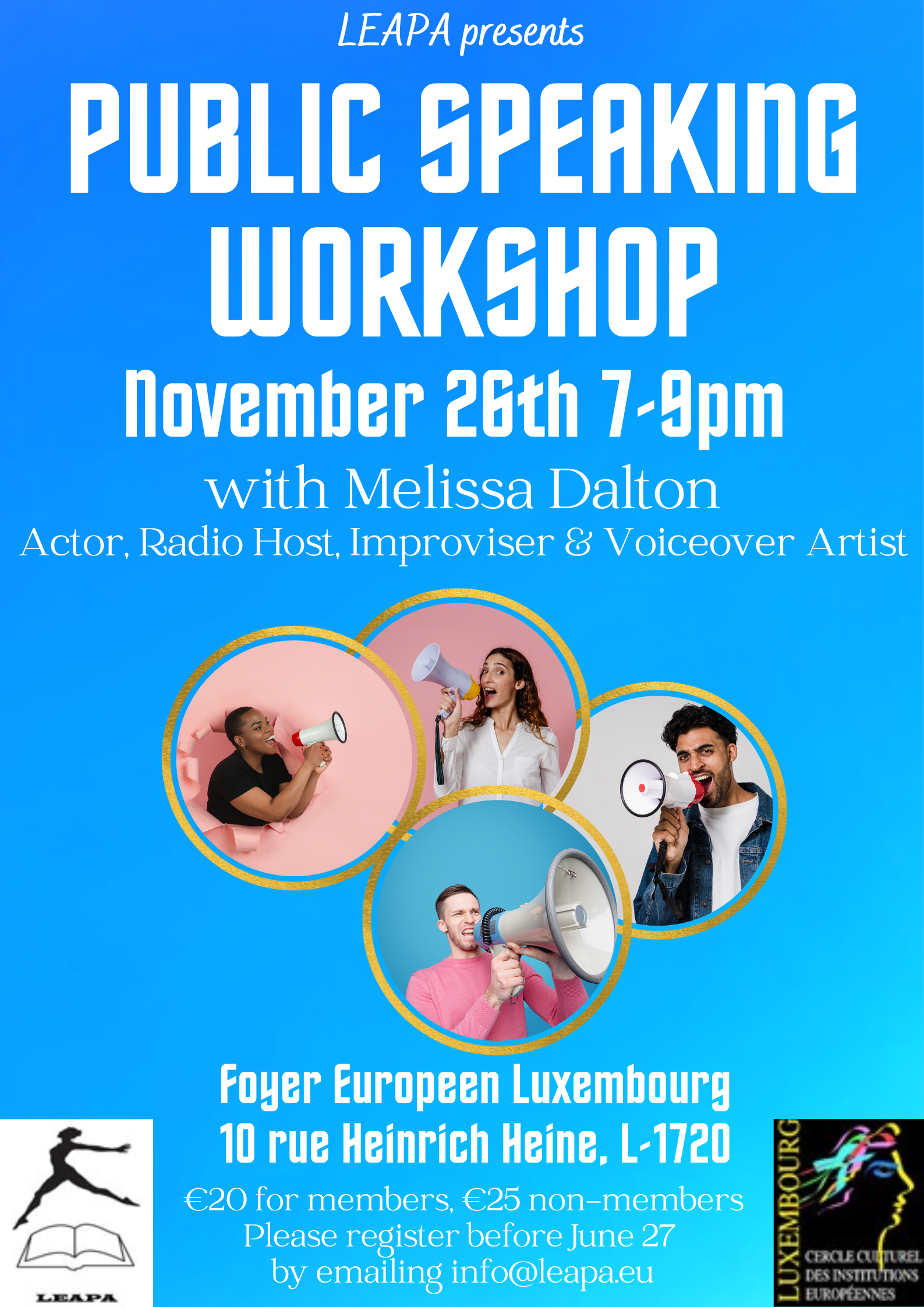 Public Speaking Workshop