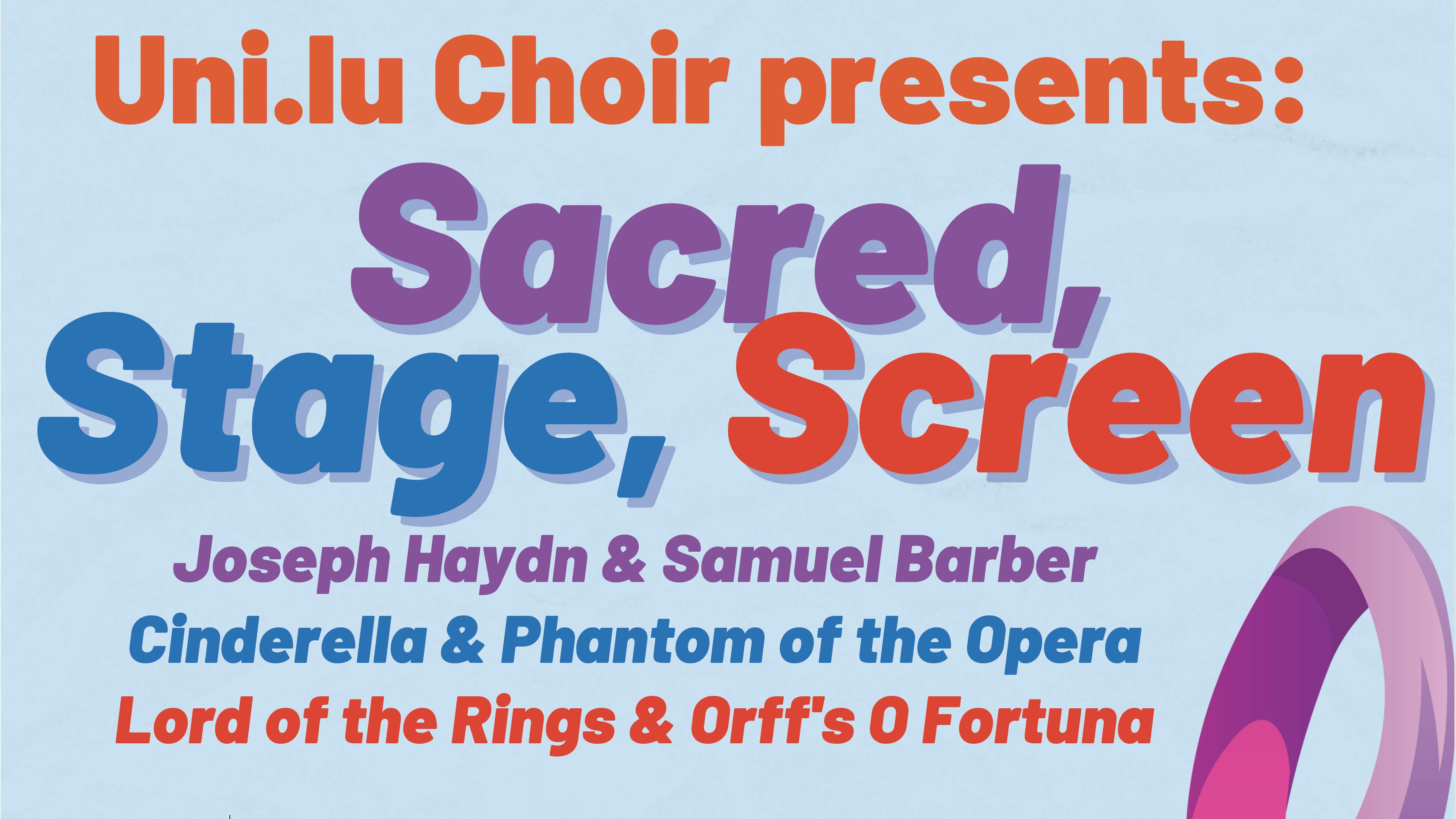 Uni.lu Choir Concert: Sacred, Stage & Screen
