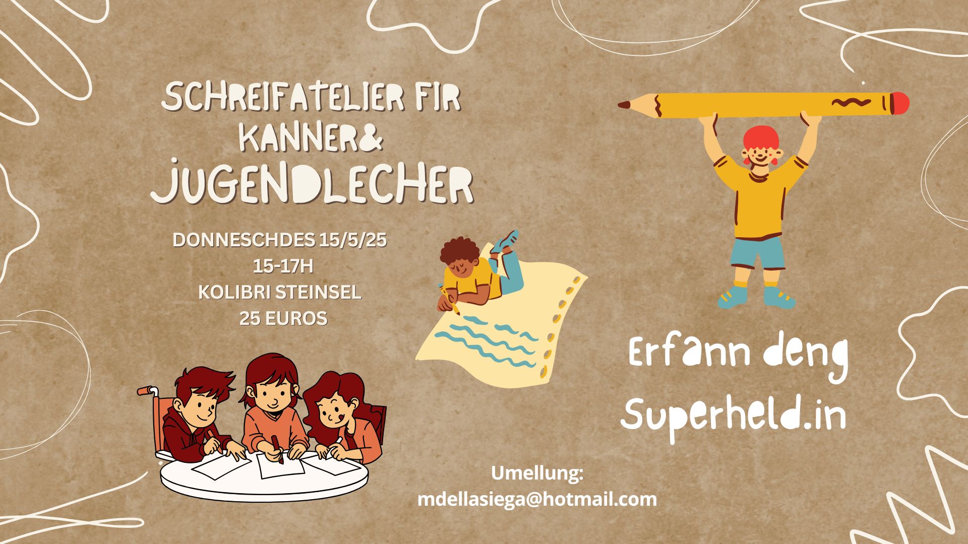 Writing workshop for children and adolescents