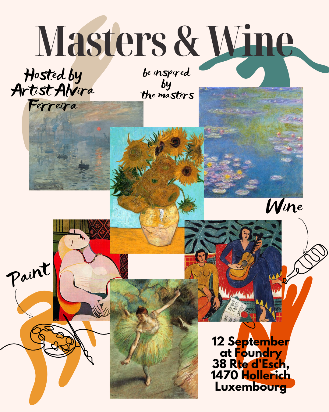 The Masters & Wine: Choose Your Artist