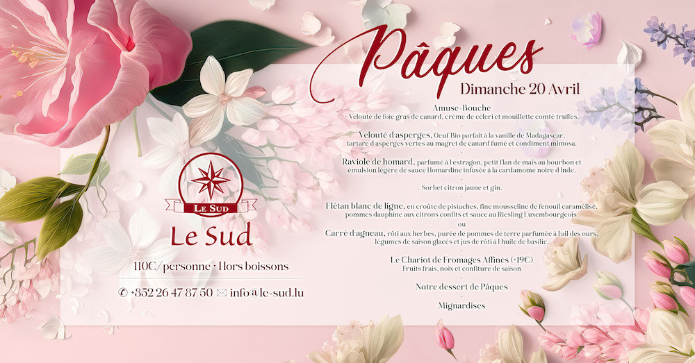 Easter menu