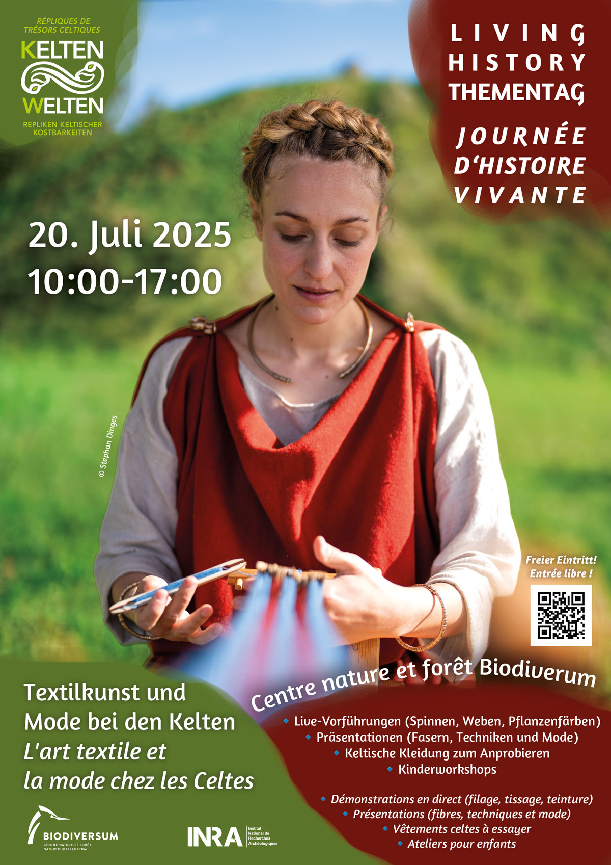 Journée d’histoire vivante : L'art textile et la mode chez les Celtes