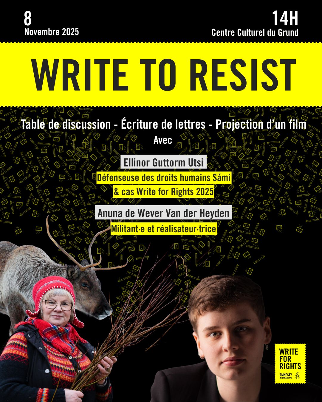 Launch of Amnesty International's Write for Rights campaign