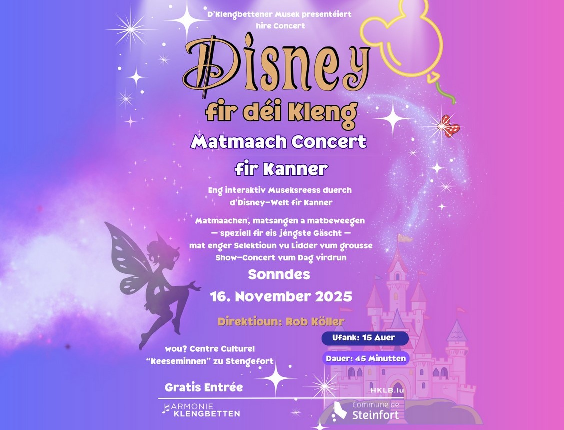 DISNEY for the little ones / Interactive concert for children