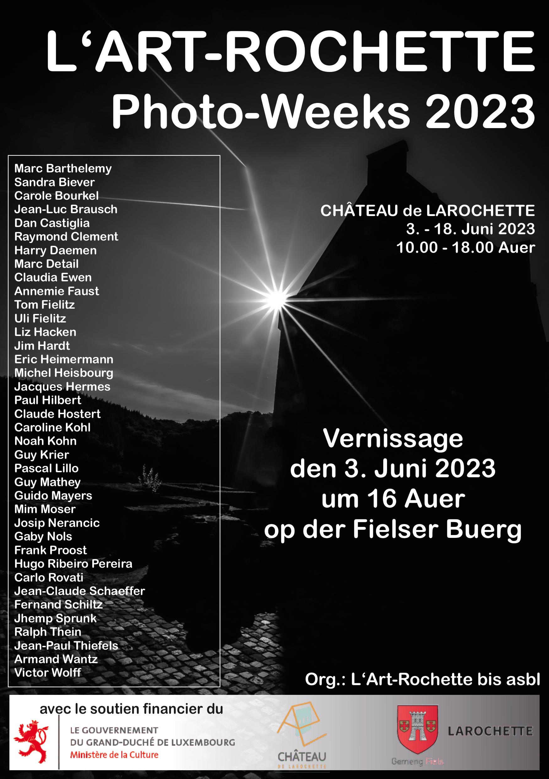 3rd edition of the L'Art-Rochette Photoweeks