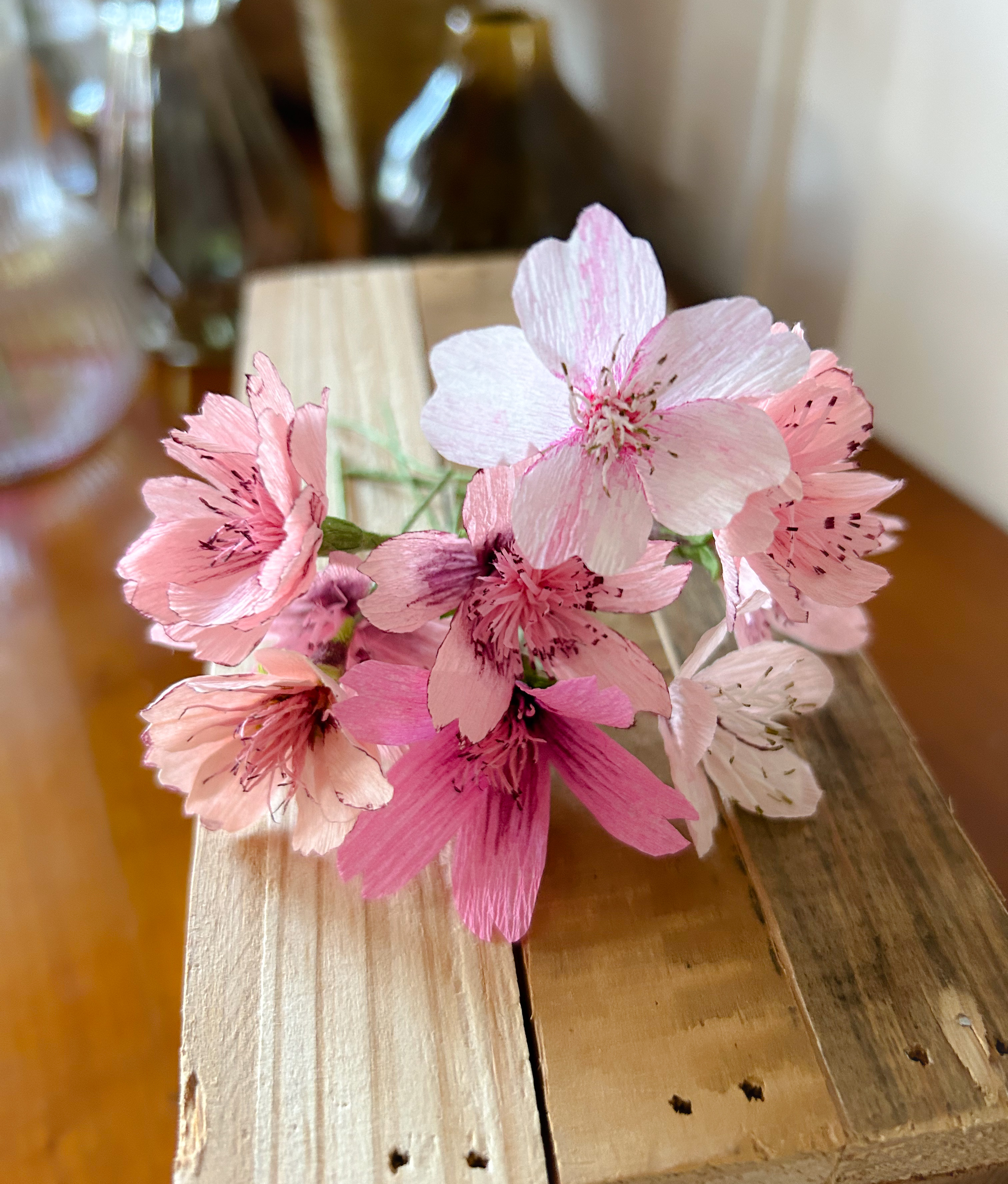 Atelier créatif Paper Flowers Fleurs de Sakura