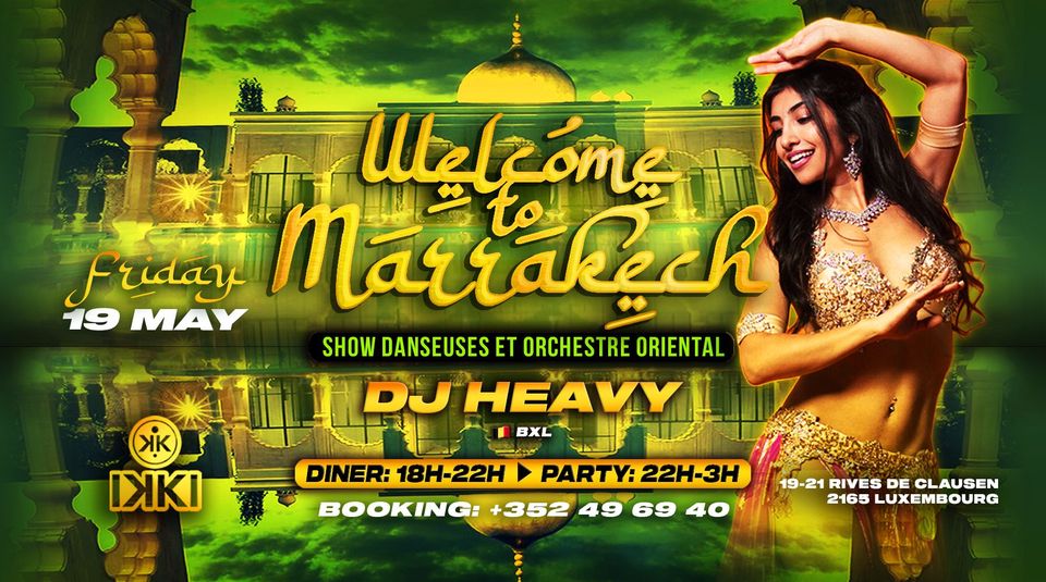 Welcome to Marrakech - Diner & Party oriental