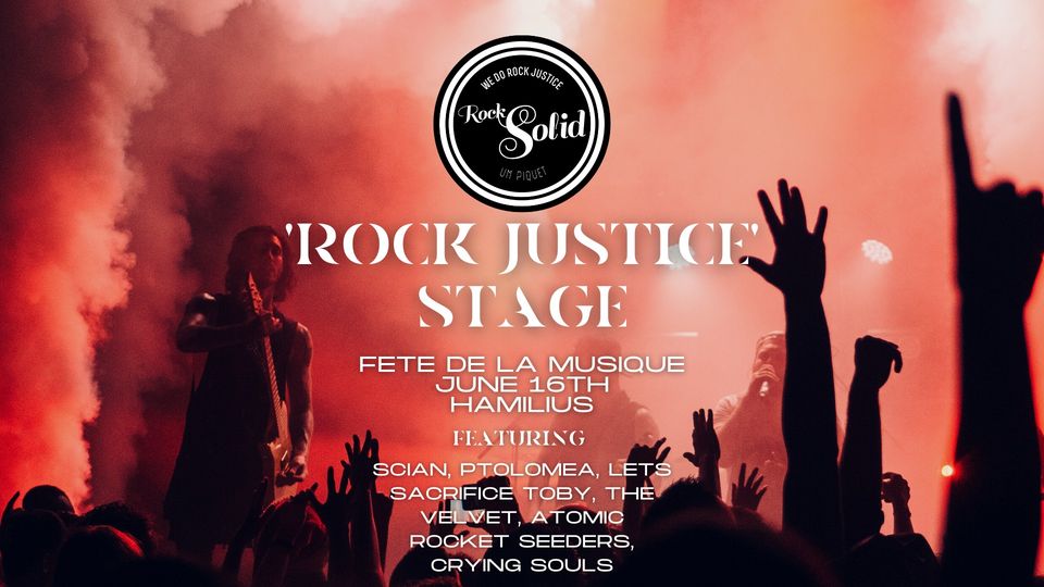 Rock Justice stage - Fête de la musique