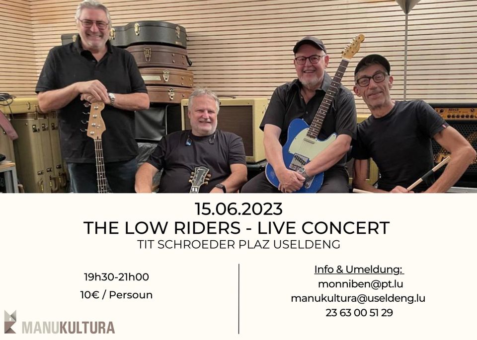 THE LOW RIDERS - LIVE ! Mam BEN BOULANGER