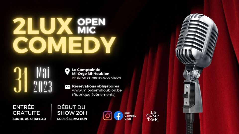 2lux Comedy - Open Mic