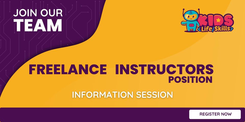 Freelance Instructor position - Information session