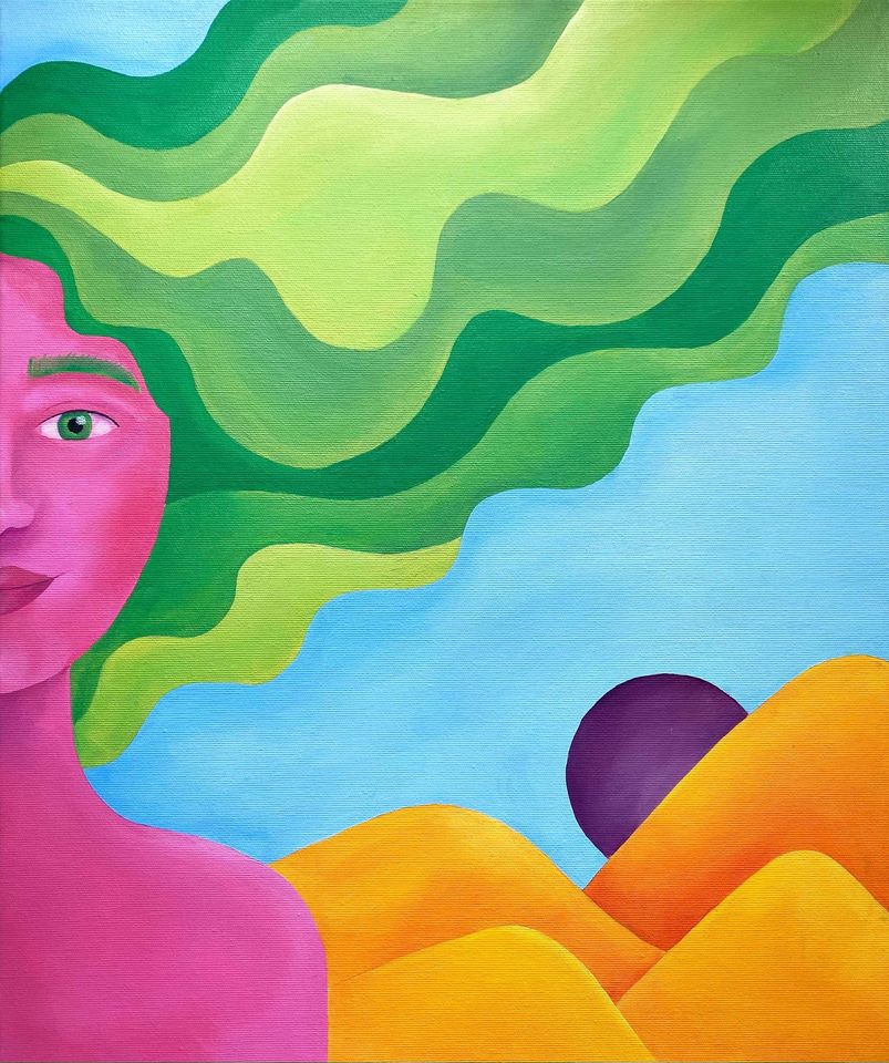 Colours, shapes and faces – Lynn Schiltz