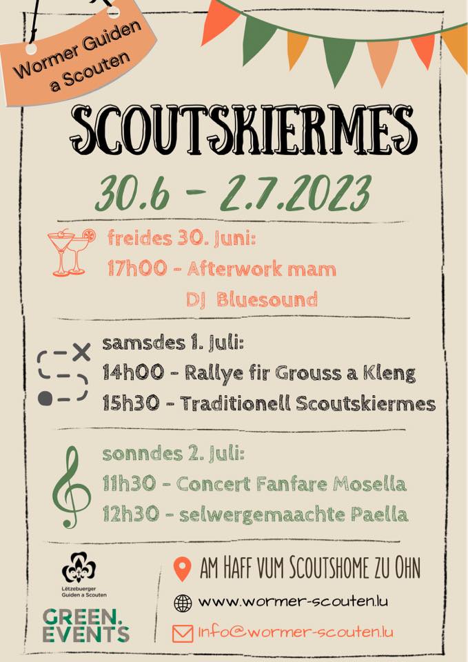 Scout Fair of the Wormer Guides and Scouts