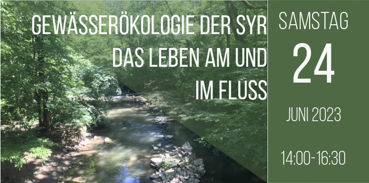 The aquatic ecology of the Syr - life on and in the river