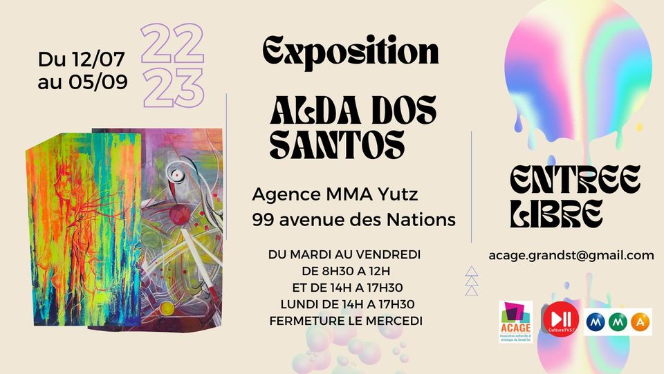 Exposition de l'artiste peintre Alda Dos Santos