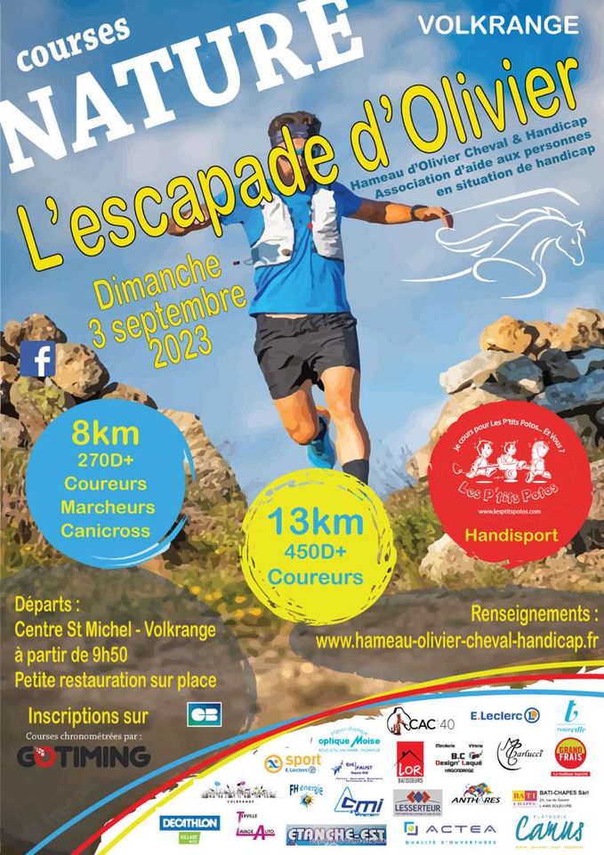 Course / Marche nature L'Escapade d'Olivier 2023
