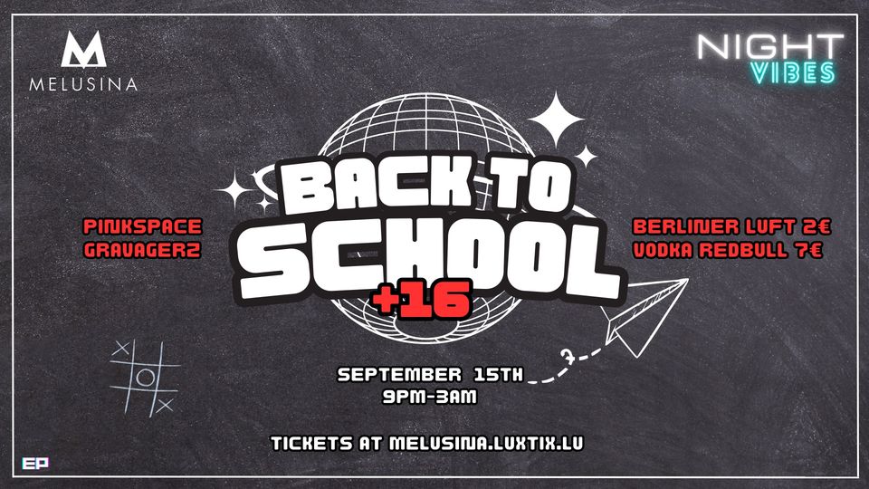 Back to school party