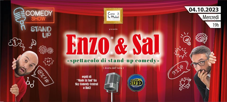 Enzo & Sal - Stand Up Comedy evening