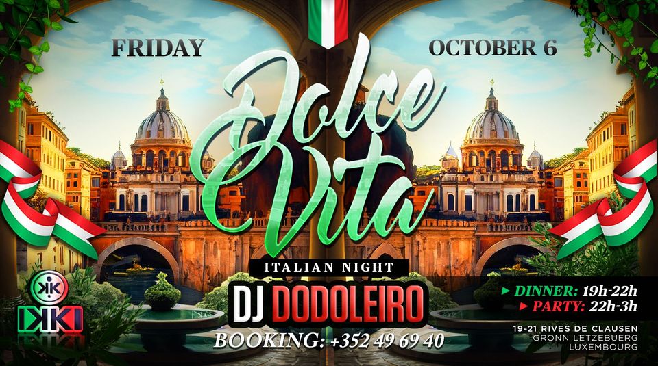 Dolce vita - Italien dinner & Party