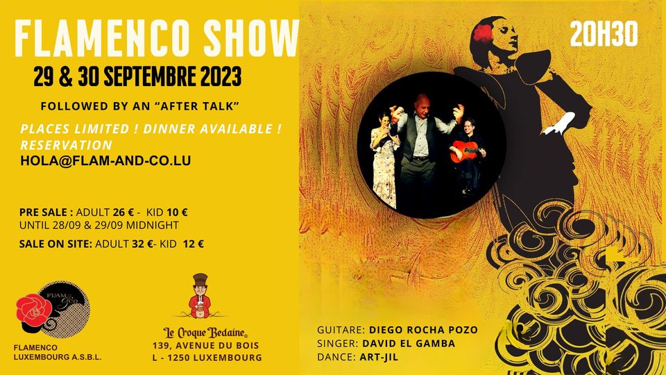 Spectacle de flamenco et après-conférence