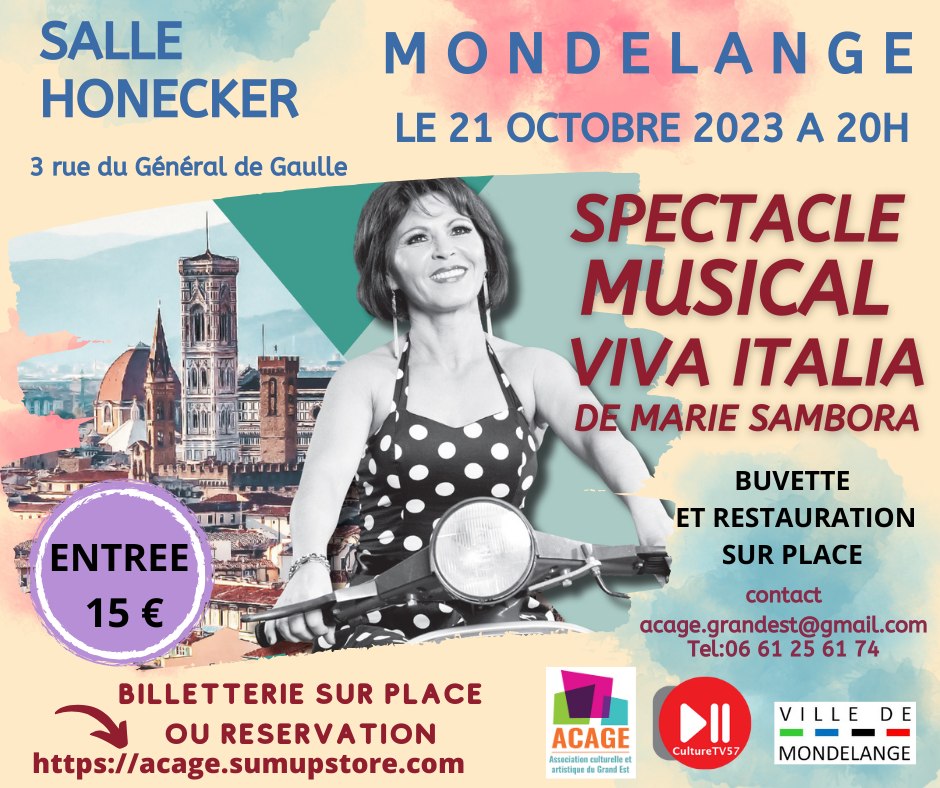 Spectacle Musical VIVA italia!