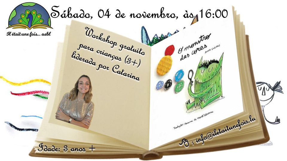 Atelier de lecture interactif gratuit pour enfants animé par Catarina