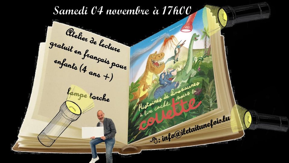 Atelier de lecture en semi-nocturne en français pour enfants