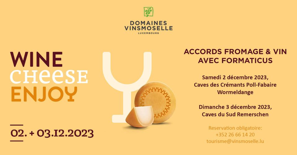 Wine Cheese Enjoy @Domaines Vinsmoselle