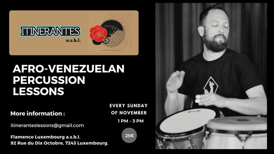 Afro-venezuelan Percussion lessons