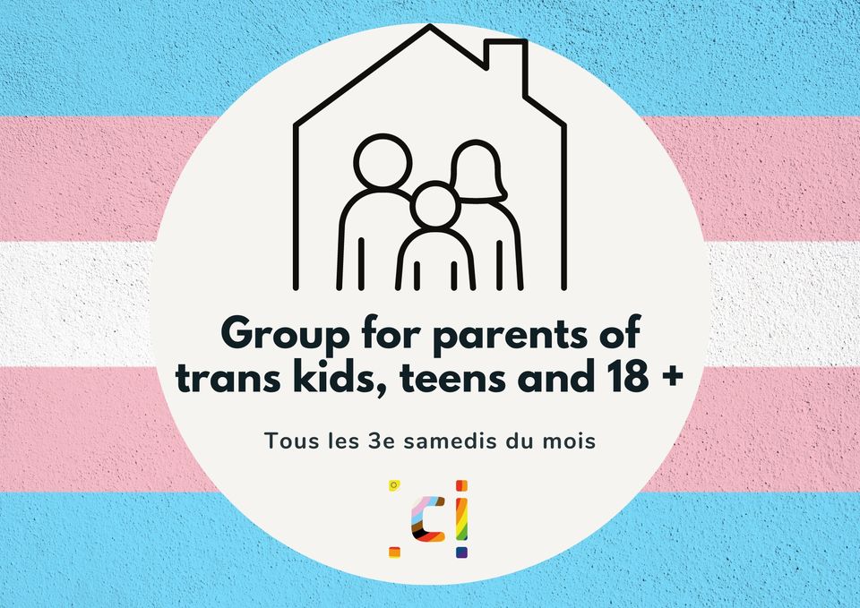 Le groupe de parents d'enfants et adolescents, 18+ transgenres