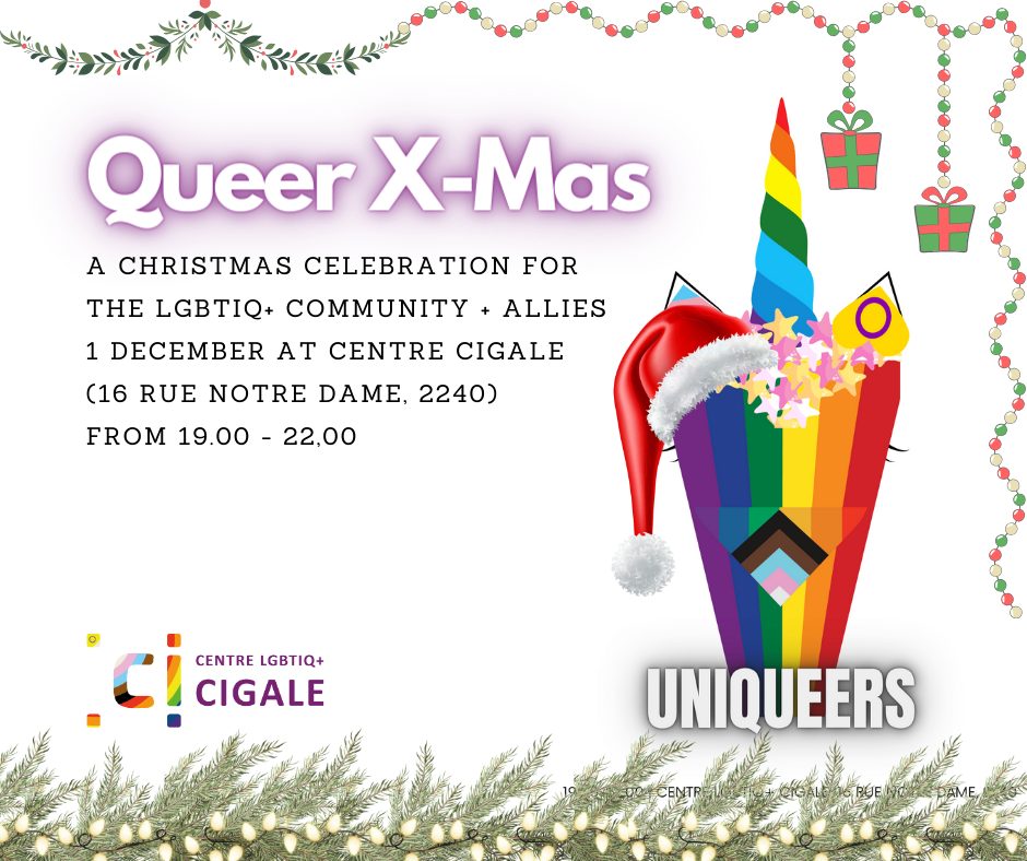 Queer-x-mas Celebration hosted by the Uniqueers
