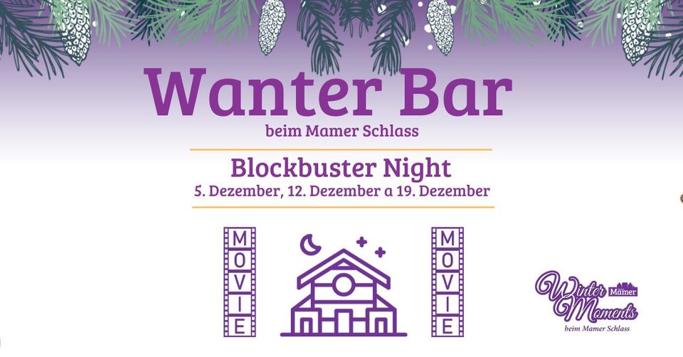 Blockbuster Night at the Winter Bar