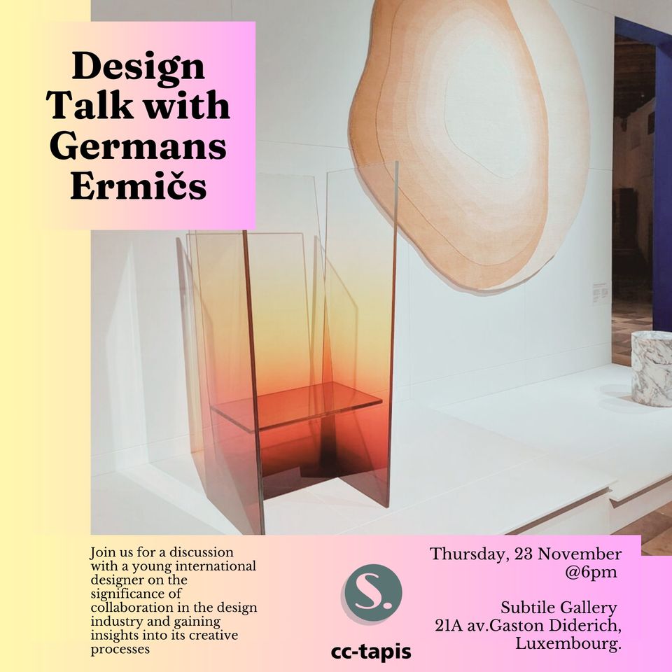 Design Talk with Germans Ermičs: Collaboration philosophy and creative processes