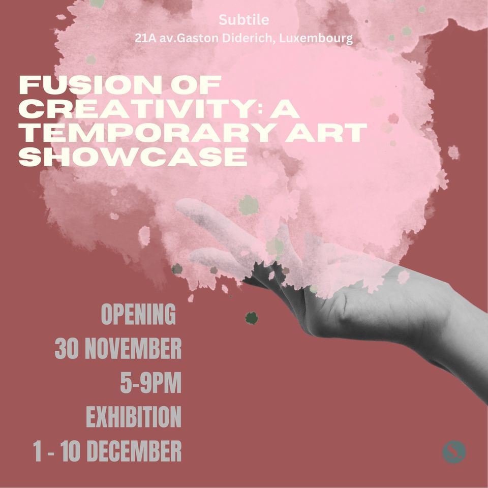 Fusion of Creativity : a temporary art showcase with 7 local creators