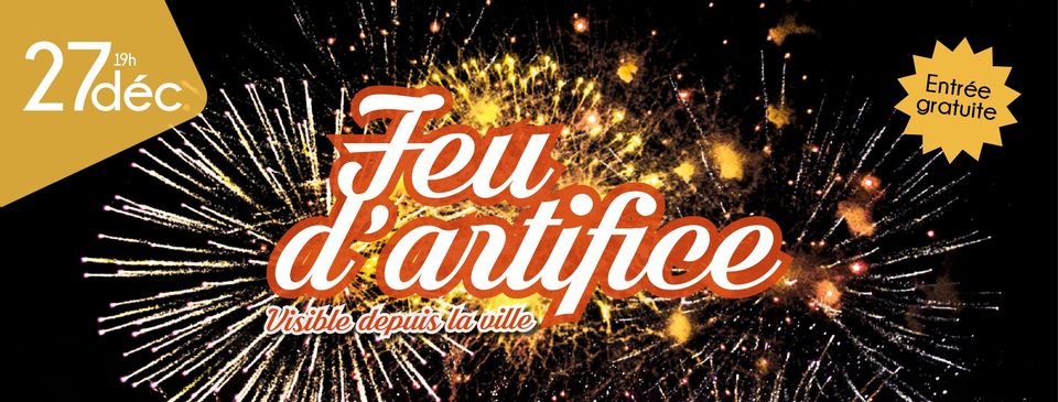 End of year fireworks in La Roche-en-Ardenne