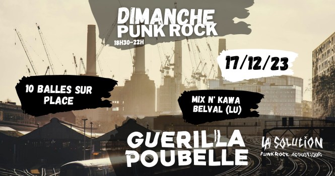 Guerilla Poubelle & La Solution au Mix n' kawa