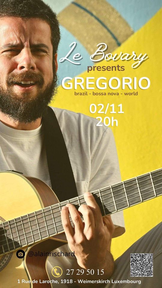 Gregório live au Bovary