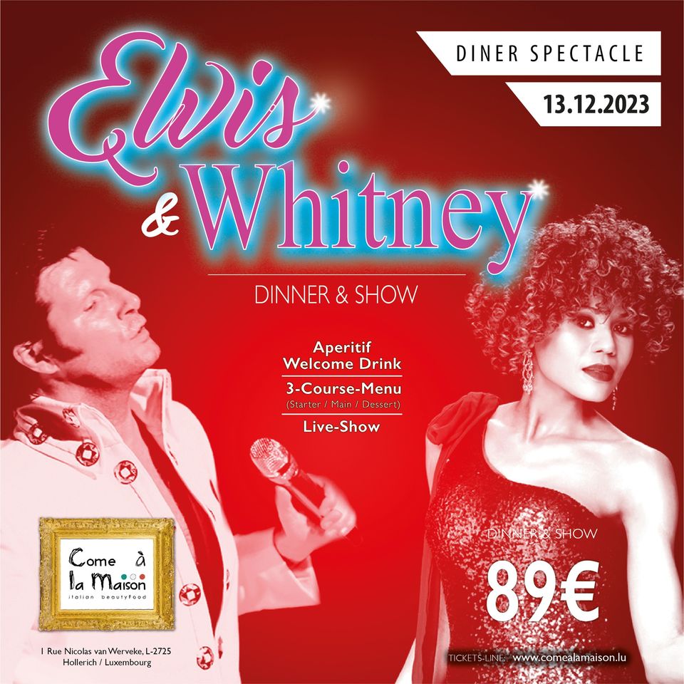 Elvis & Whitney - Special Christmas Dinner Show