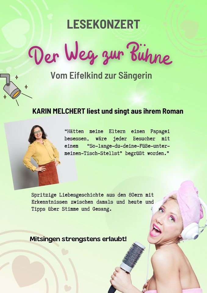 Concert de lecture avec Karin Melchert