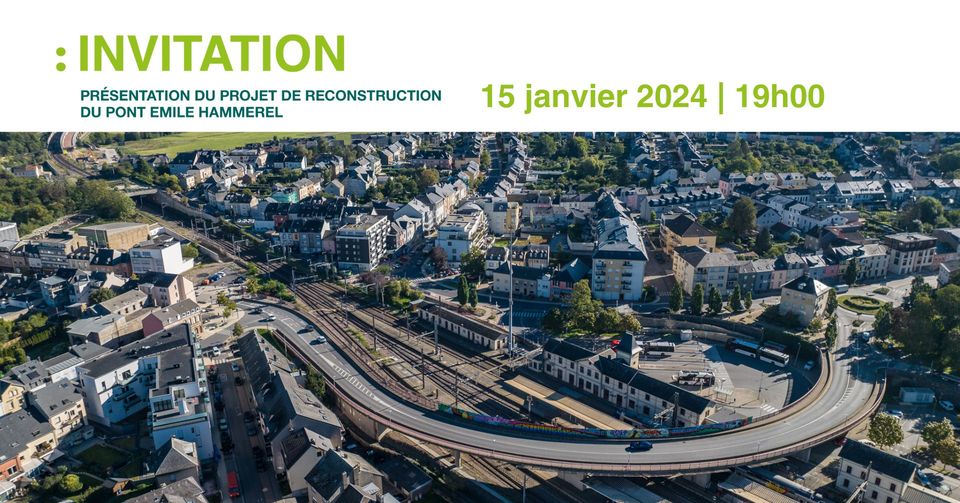 Réunion d’information Présentation du projet de reconstruction du pont Emile Hammerel
